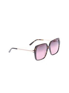 Maui Jim Tortoise Poolside Square Sunglasses with Pink Gradient Lenses